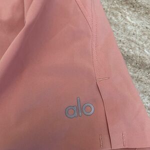 Alo Women's Pink Athletic Shorts